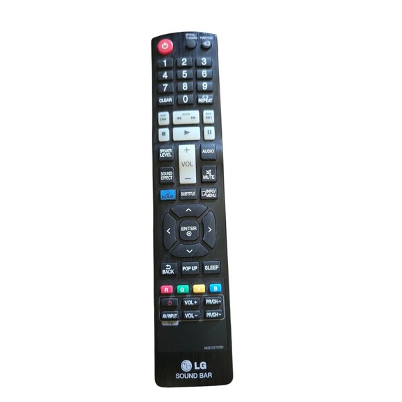 LG Sound Bar Remote AKB73775701 Replacement Tested Remote Only - Picture 1 of 5